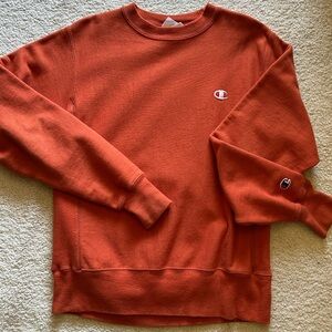 Men’s Champion Burnt Orange Sweatshirt - Sz S
